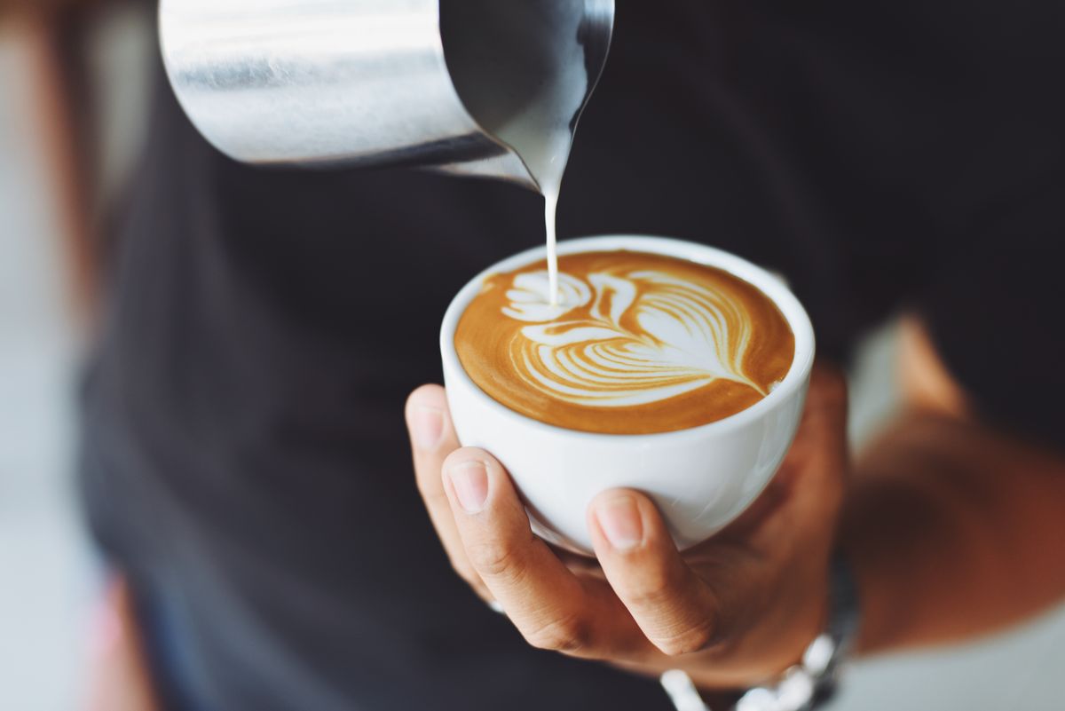 Freshly brewed filter coffee